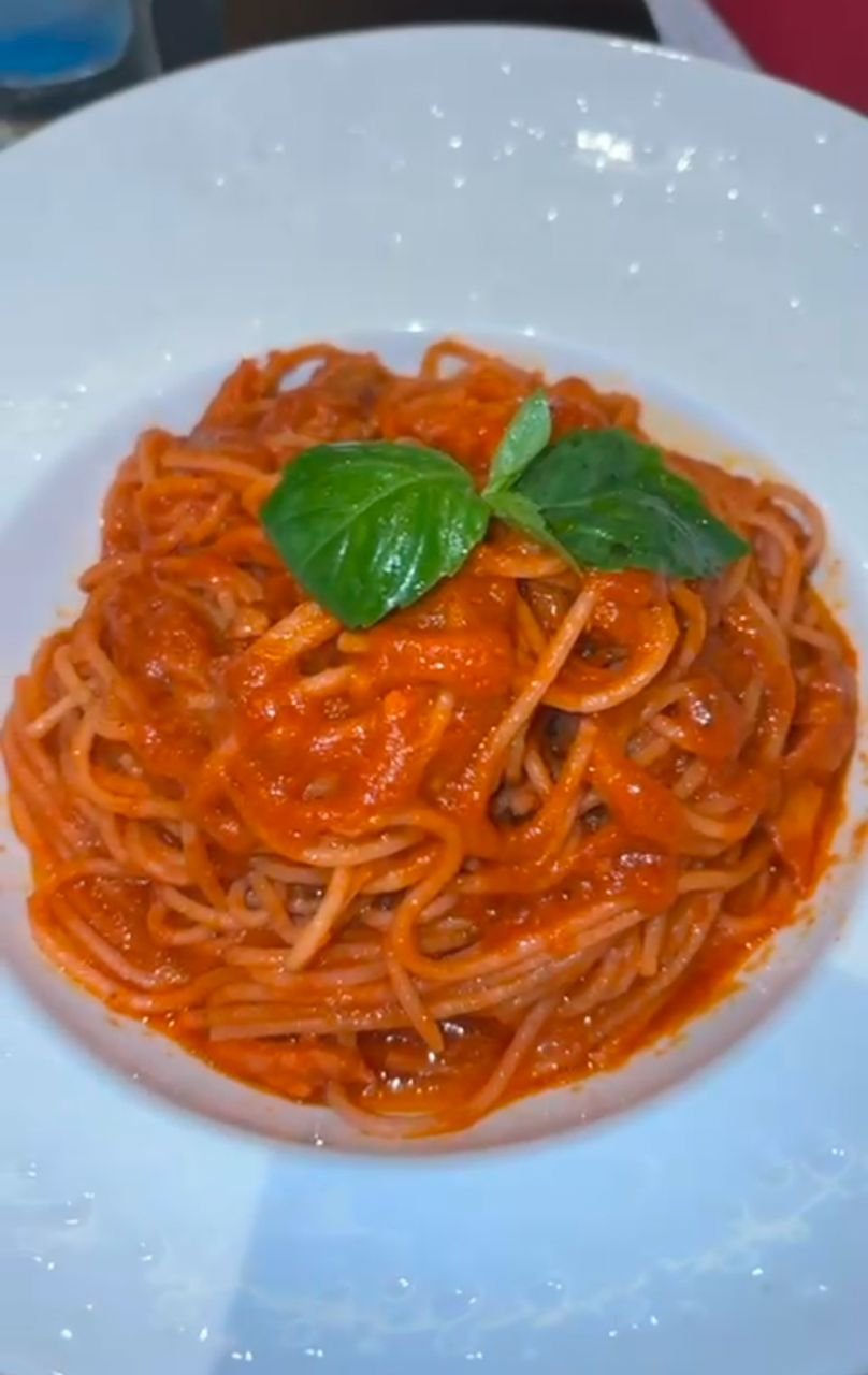 Jollof spaghetti 